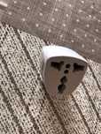 Conector/adaptador de tomada com cabo de UK para PT