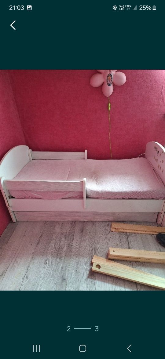 Łóżko dla dziewczynki