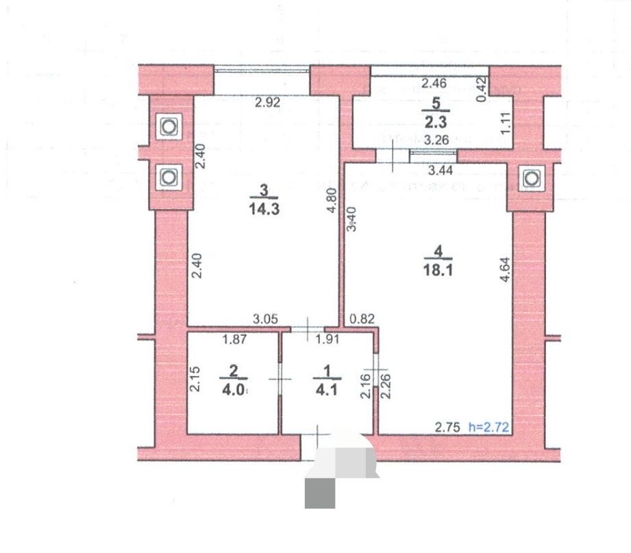 Продаж 1 кімнатної квартири,Озерна,Рауш