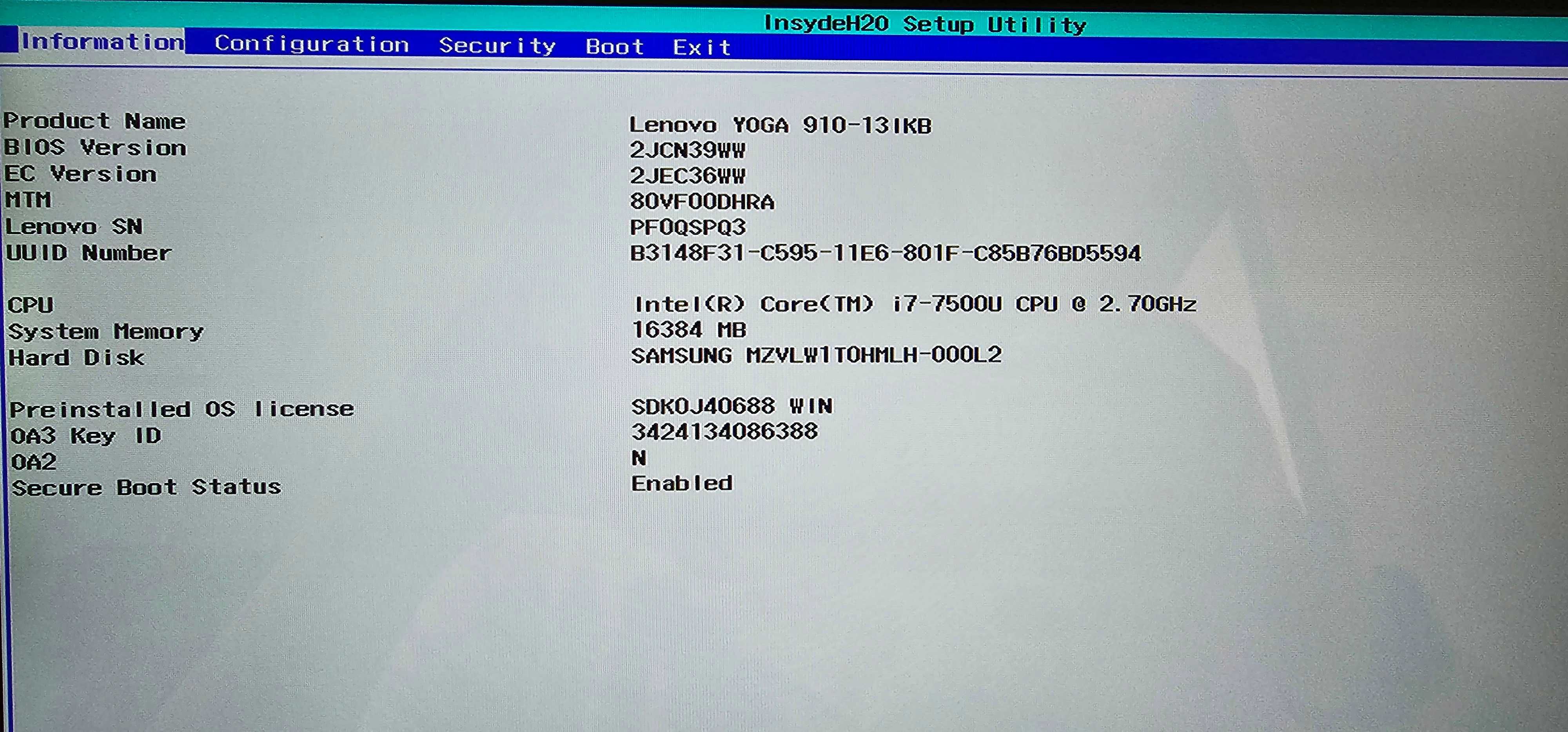 Lenovo Yoga 910-13IKB (i7-7500U/16Ґб RAM/1 Тб SSD)
