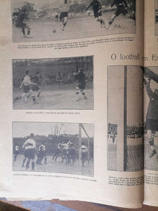 JORGE VIEIRA Símbolo do Sporting  Foto-Sport 1926 LISBOA vs Praga