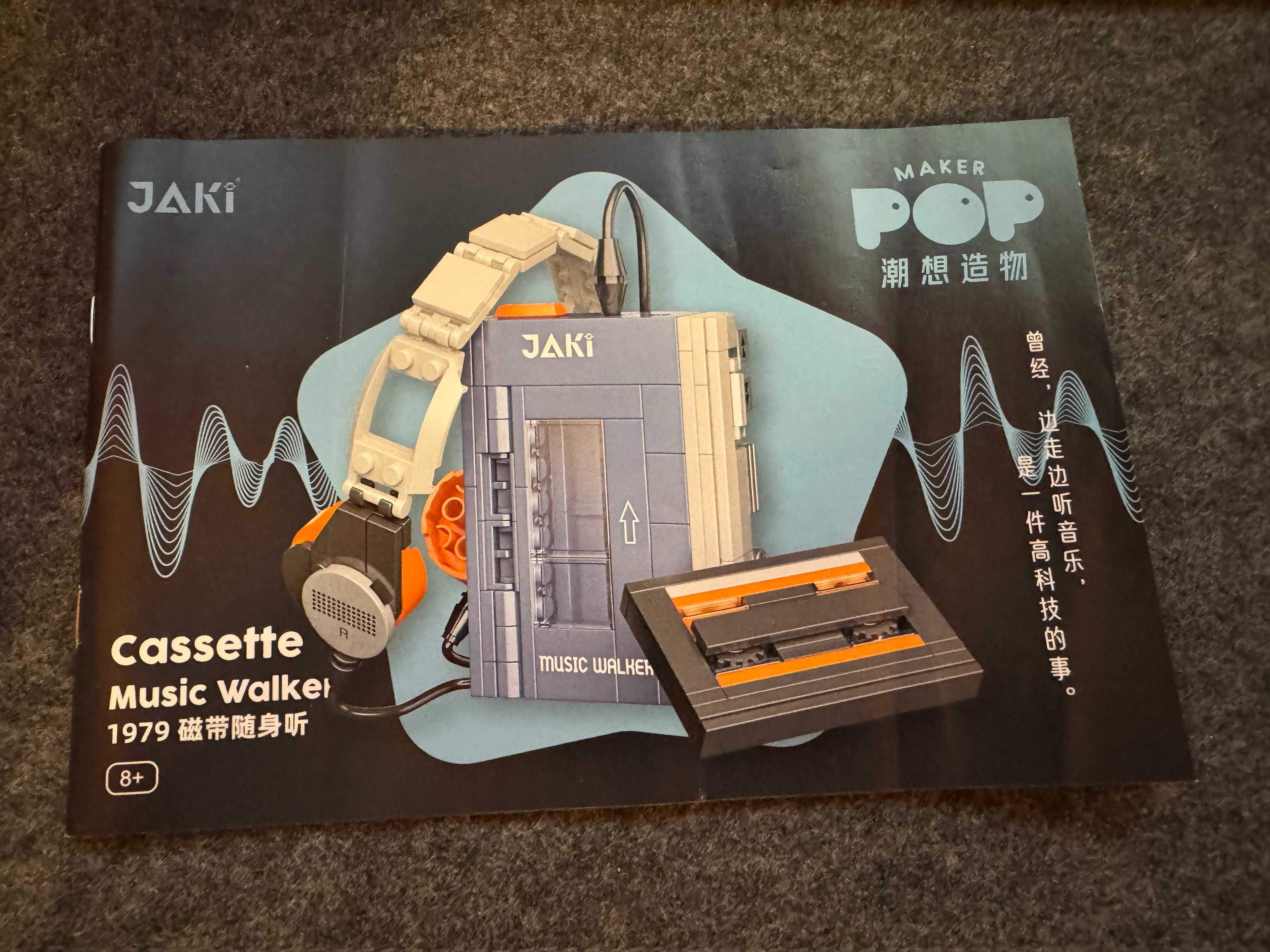 Klocki JAKI Retro Odtwarzacz kaset