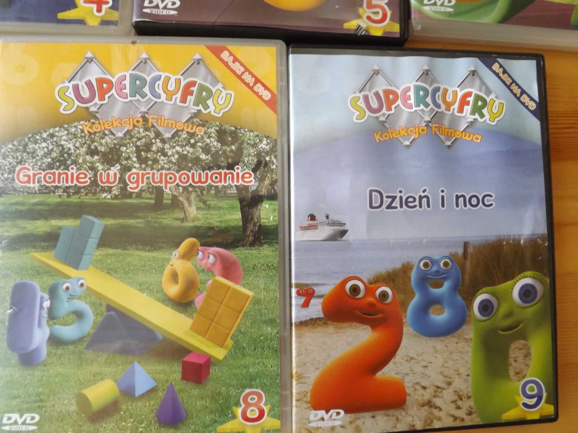 Supercyfry bajka edukacyjna na 7 dvd