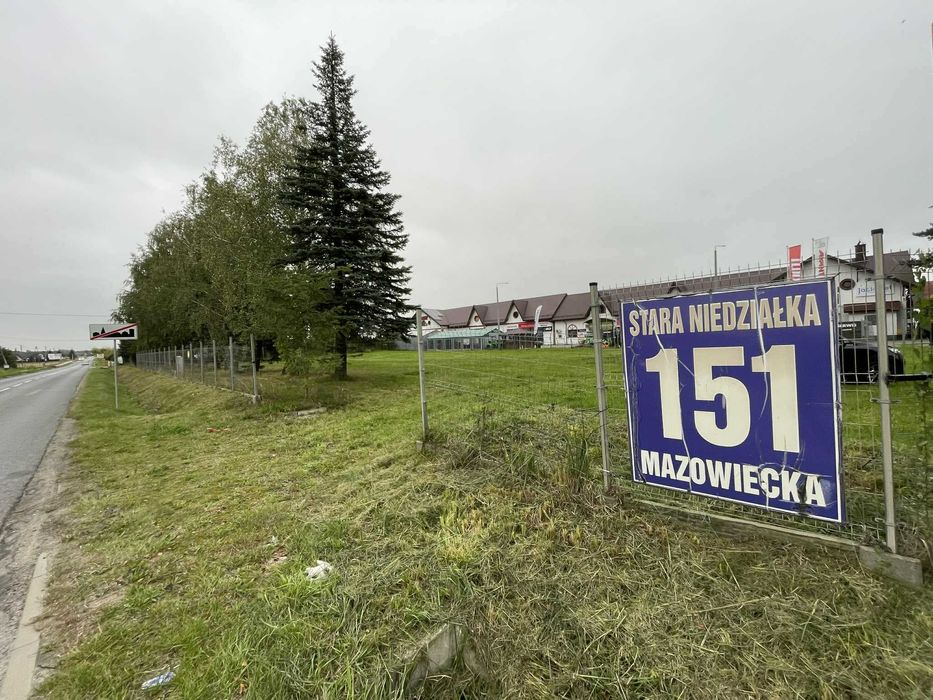 Działka 2000m2 - Stara Niedziałka, ul. Mazowiecka, ogrodzona