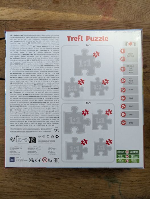 Puzzle kotki 4w1 NOWE