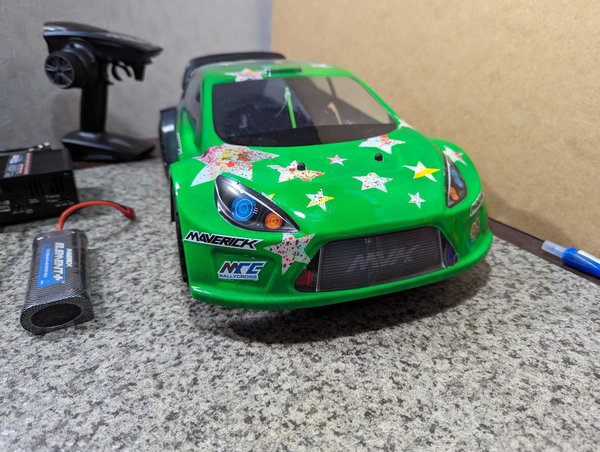RC машинка Maverick Strada RX 1/10 Brushless раллі 4х4 безколекторна