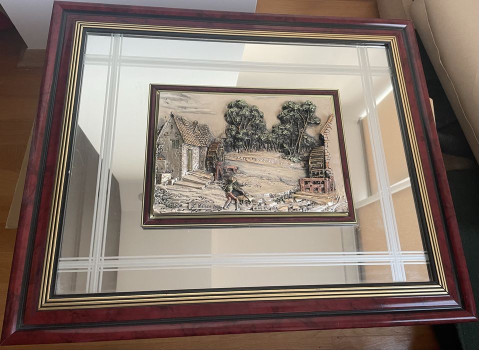 Картина срібло Італія колекційна