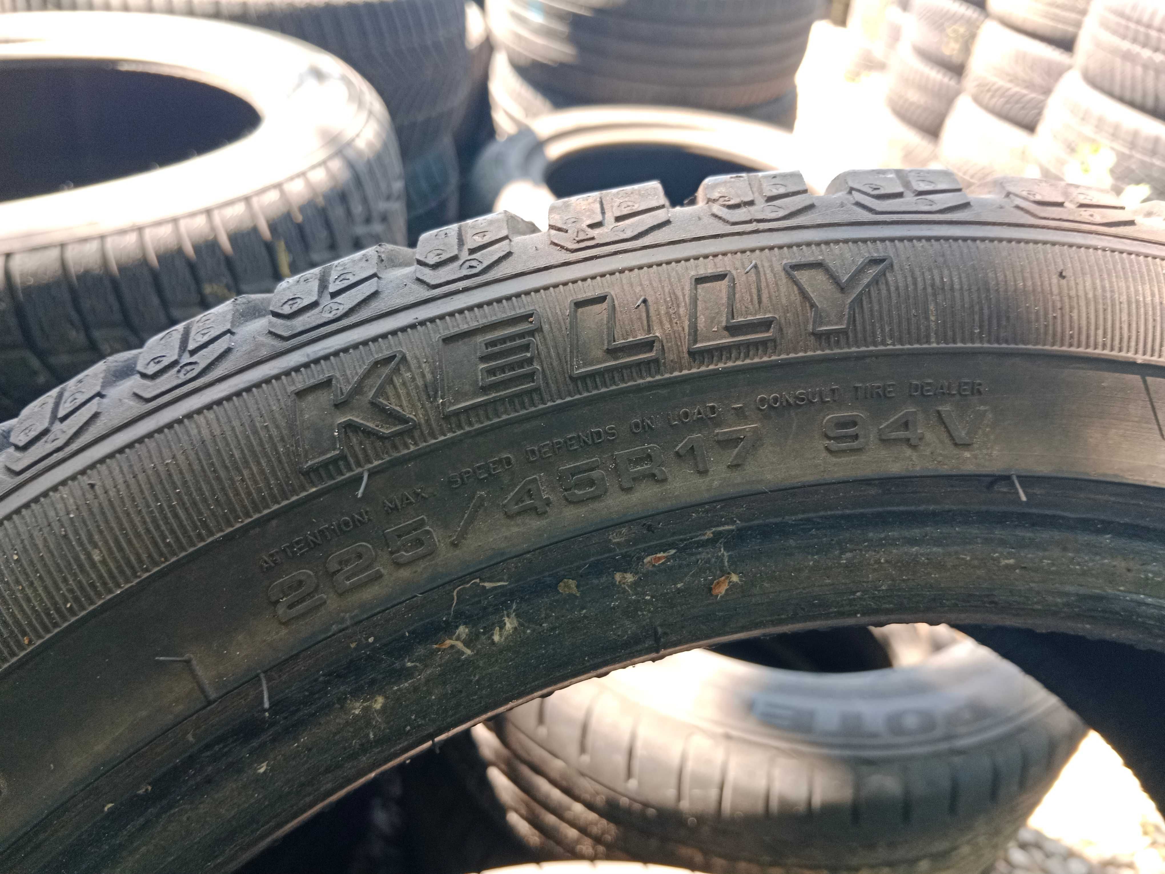 Opona używana 225/45R17 Kelly Winter HP 1szt.