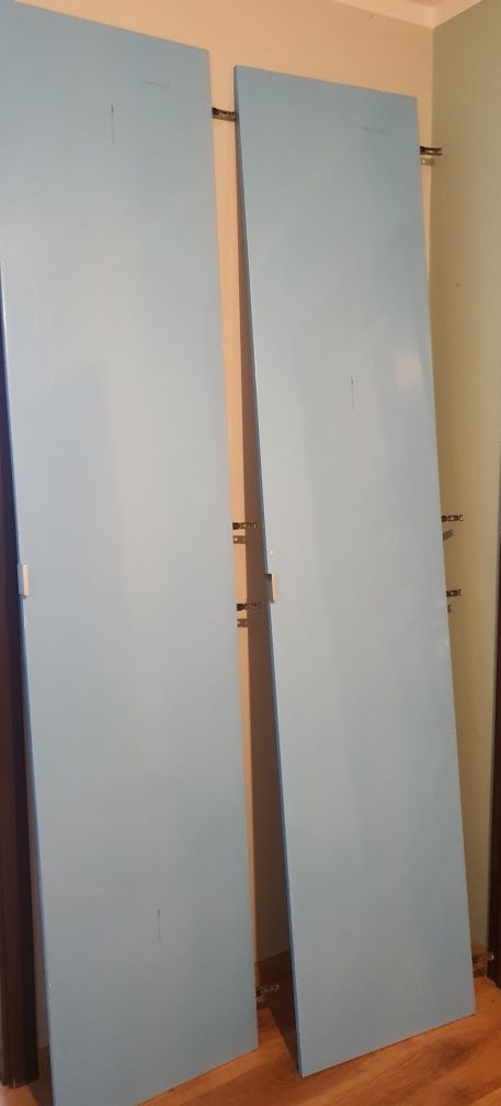 Drzwi Ikea Fardal do Pax biały połysk x2 +zawias