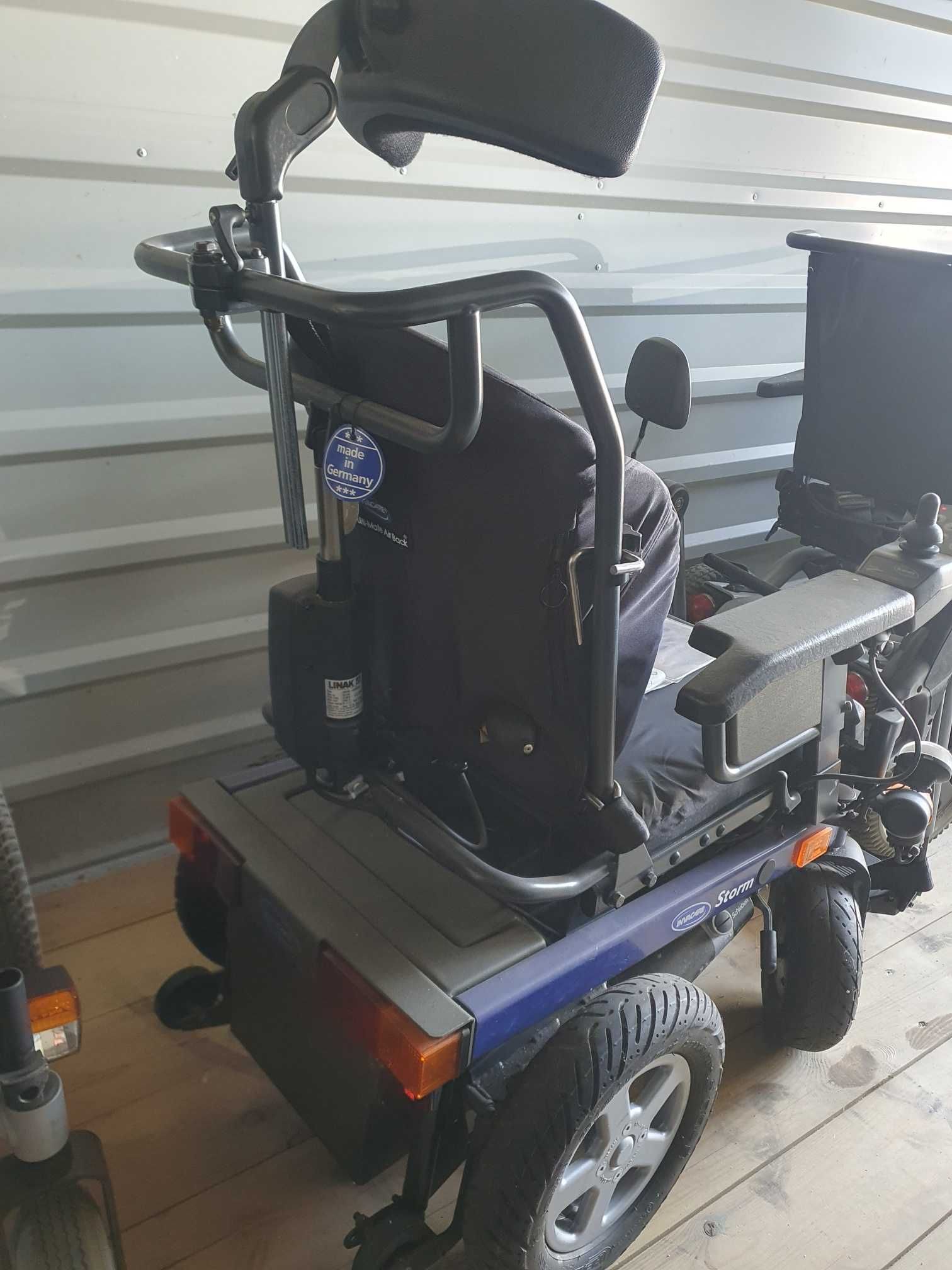 wózek inwalidzki elektryczny invacare storm siedzisko 43 cm - 17