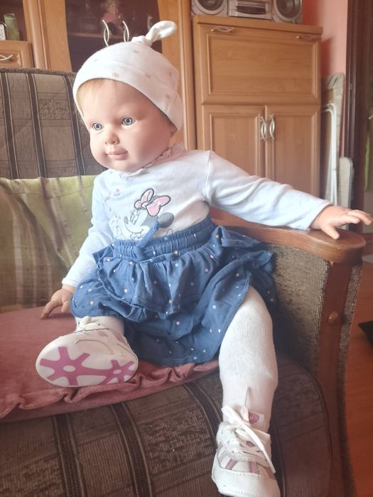 Duża lalka bobas w typie reborn 65cm - REZERWACJA