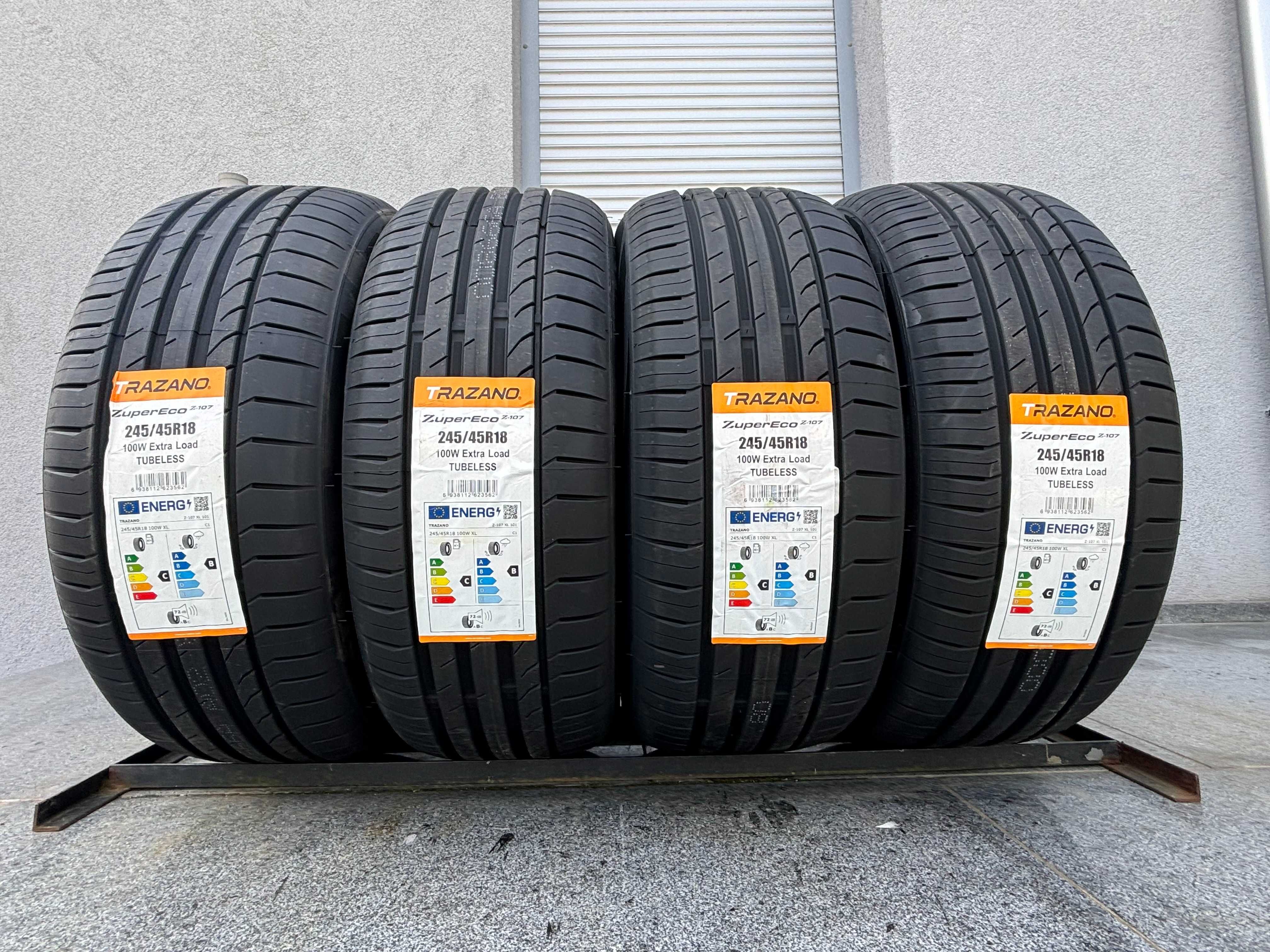 4szt letnie 245/45R18 Trazano ZuperEco 100W XL C,B,72db 2023r gwarancj