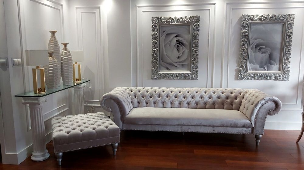 Sofa Pikowana Chesterfield Glamour 3 Osobowa Taormina