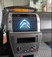 Rádio Android 12 com GPS Citroën C4 (Novo)
