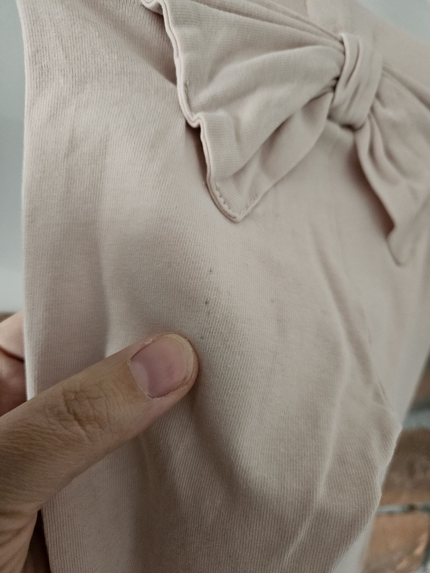 Legginsy getry z kokardą na pupie newbie 68