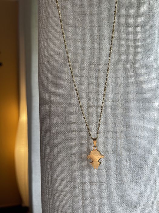 Colar menina aço inoxidavel