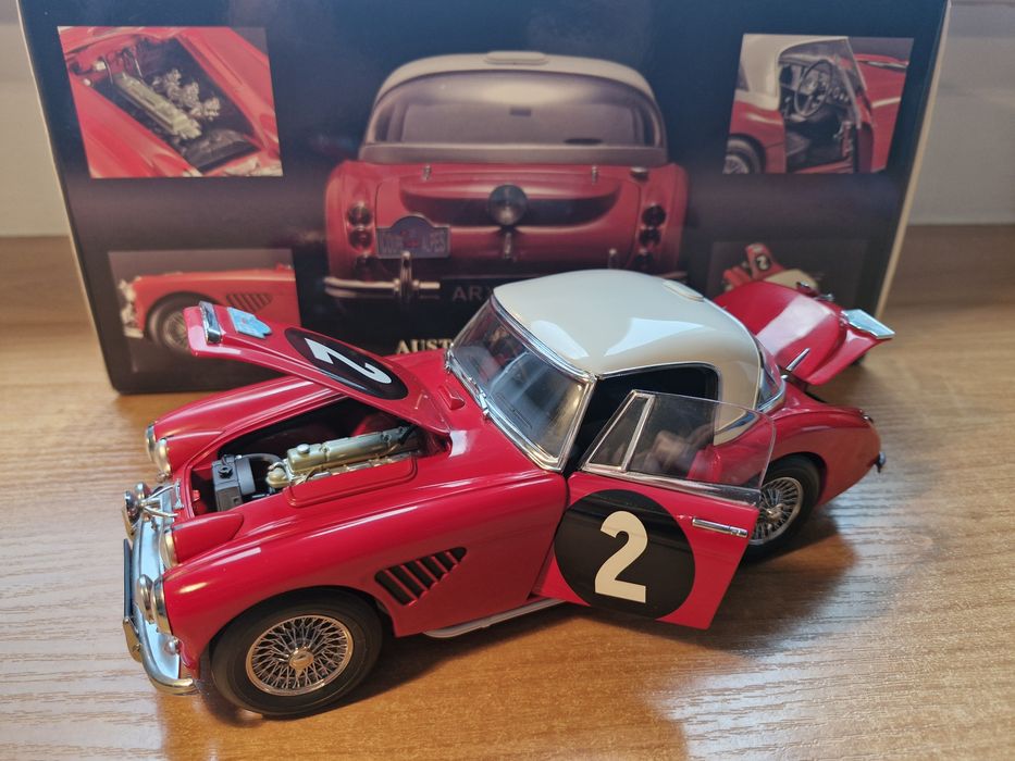 1:18 Kyosho Austin Healey 3000 Austrian Alpine Rally 1964 UNIKAT!