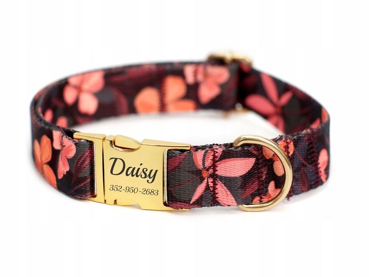 Obroża Dla Psa Z Grawerem R. S