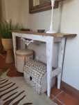 aparador, consola, movel, apoio, mesa, rustico