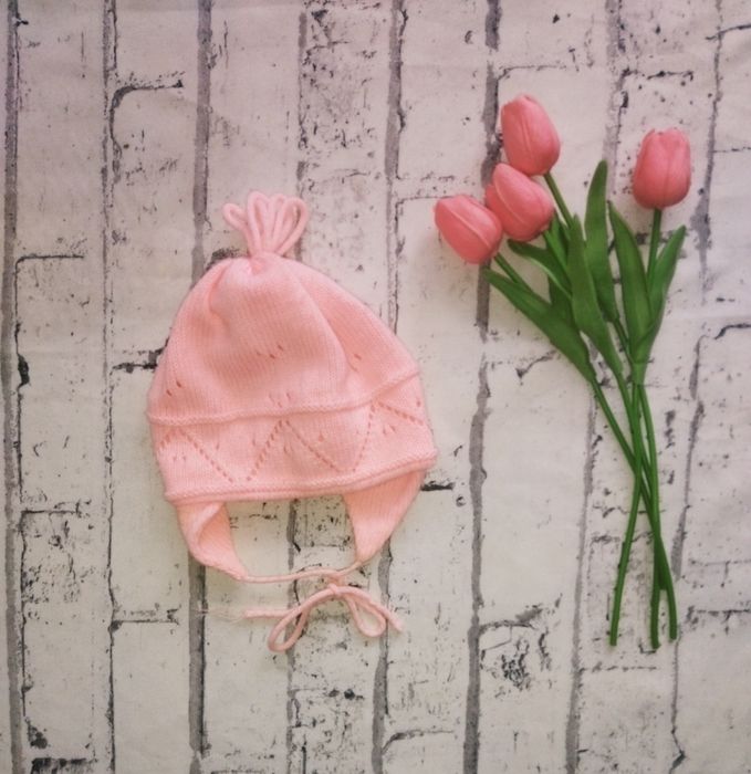 Czapka dziewczynka 6-9 miesiąc