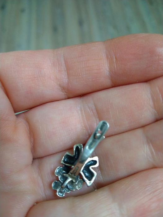 Серебро серьга 925 проба