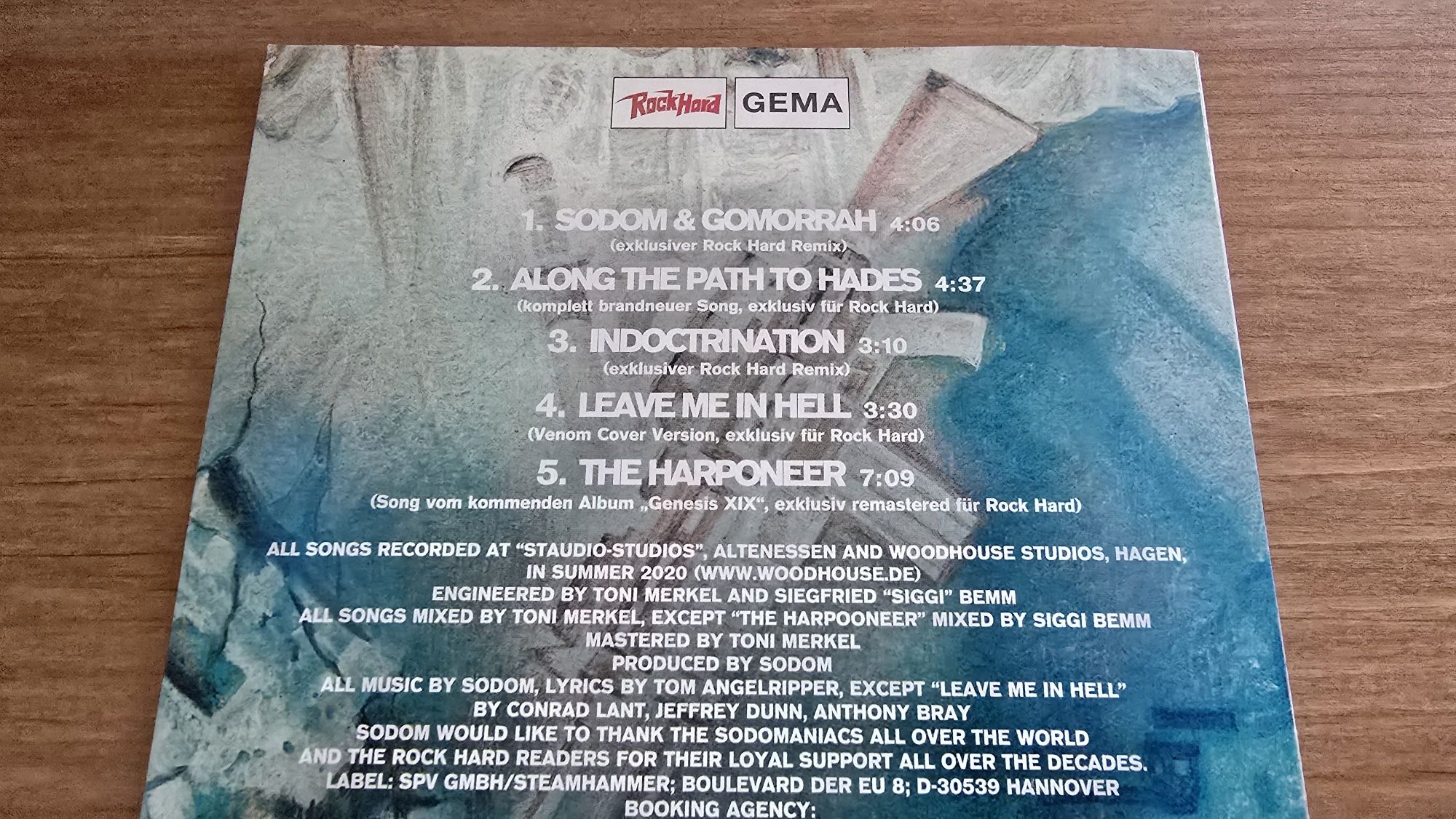 Sodom A Handful Of Bullets CD *NOWA* 2020 Rock Hard