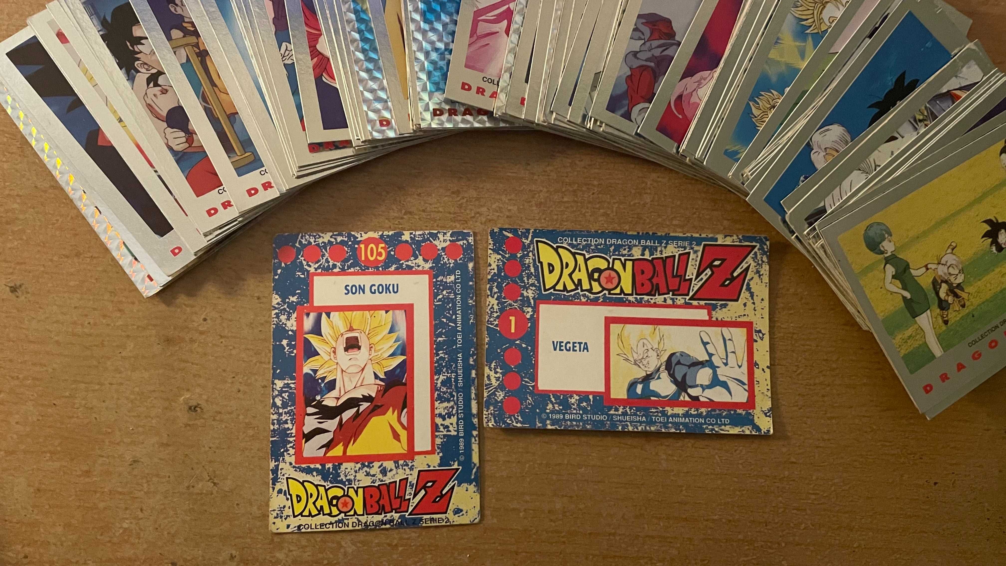 Coleção completa cartas Dragon Ball Z Série 2 - 105 cartas