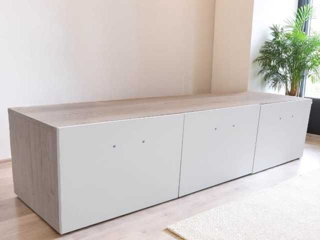 Base TV com 3 Portas | Nova | Já Montada | Entrega Grátis