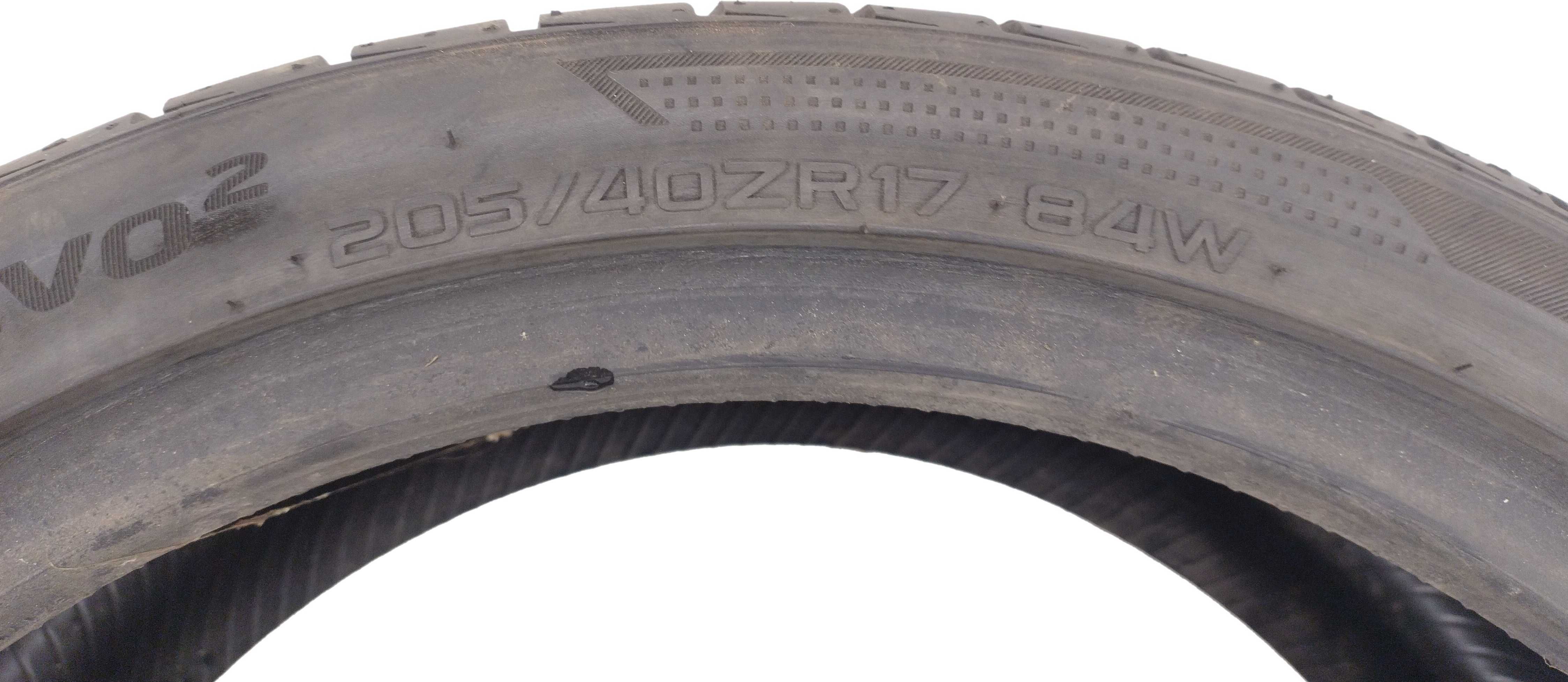 4x 205/40 R17 Hankook V12 evo2 opony letnie  6,5 mm / kurier montaż