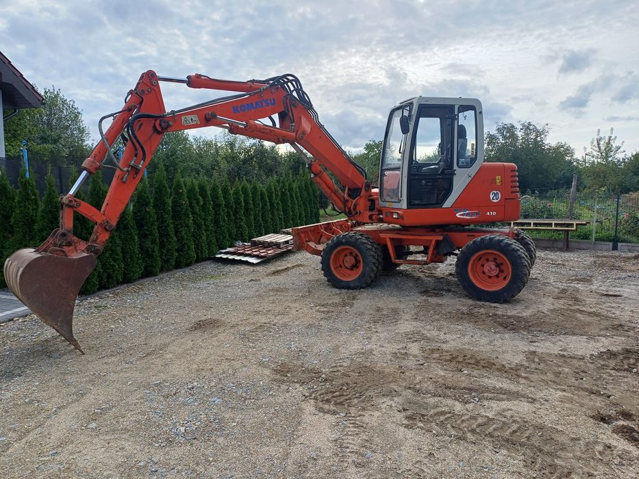 Minikoparka kołowa 9ton mini koparka kołówka komatsu FAI/PW95  perkins