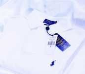 Polo Ralph Lauren koszulka PRL polo biała polówka M zili  RRP € 390