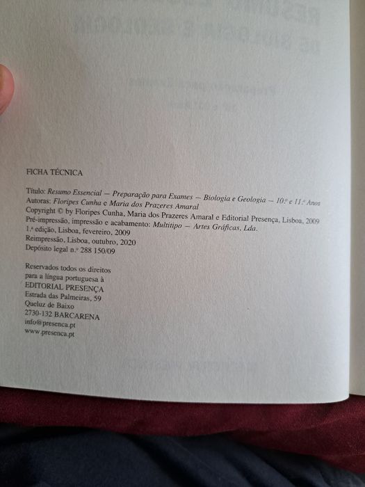Resumo essencial de biologia e geologia 10 e 11