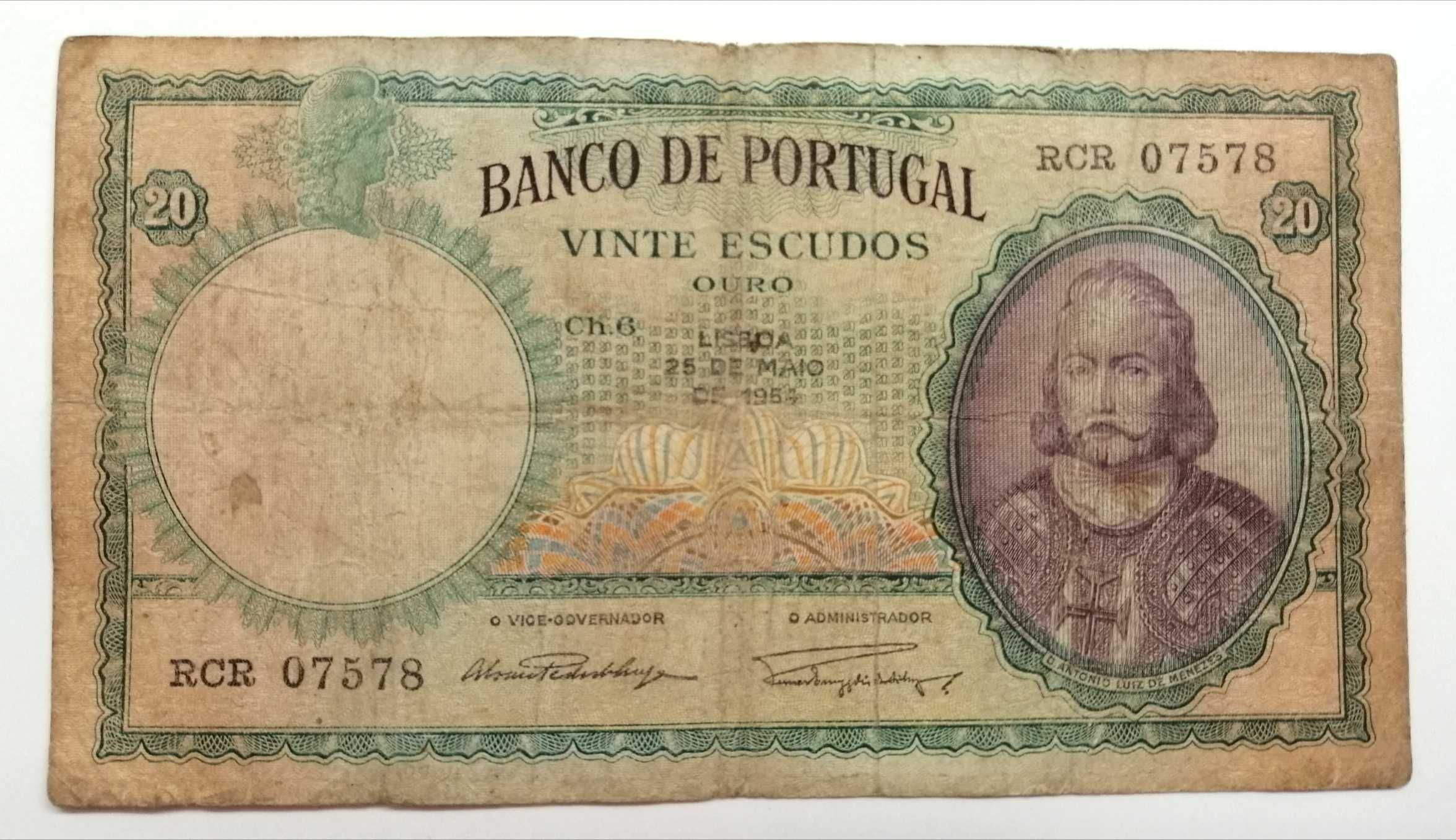 Lote Notas Escudo, Cruzeiro, Dolar, Meticais, Franco Belga
