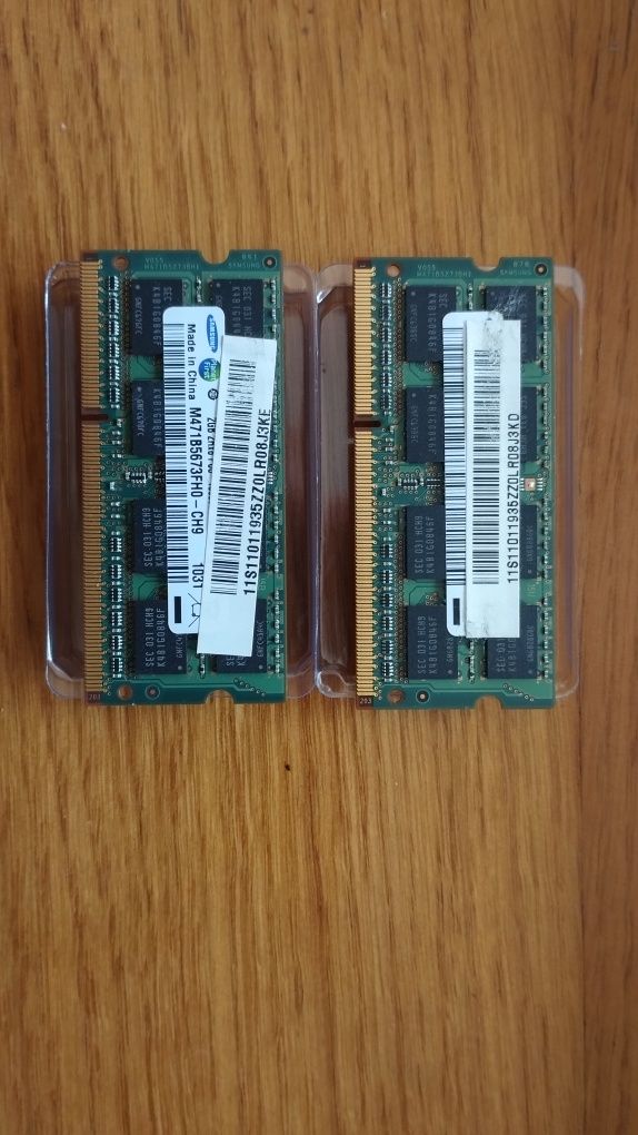 Оперативна пам'ять SO-DIMM Samsung DDR3 1333Mhz 2GB 1.5V 2 шт.
