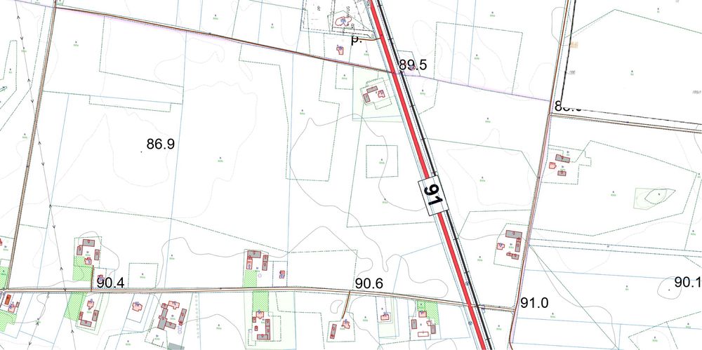 Sprzedam działkę 10,45ha przy trasie krajowej 91