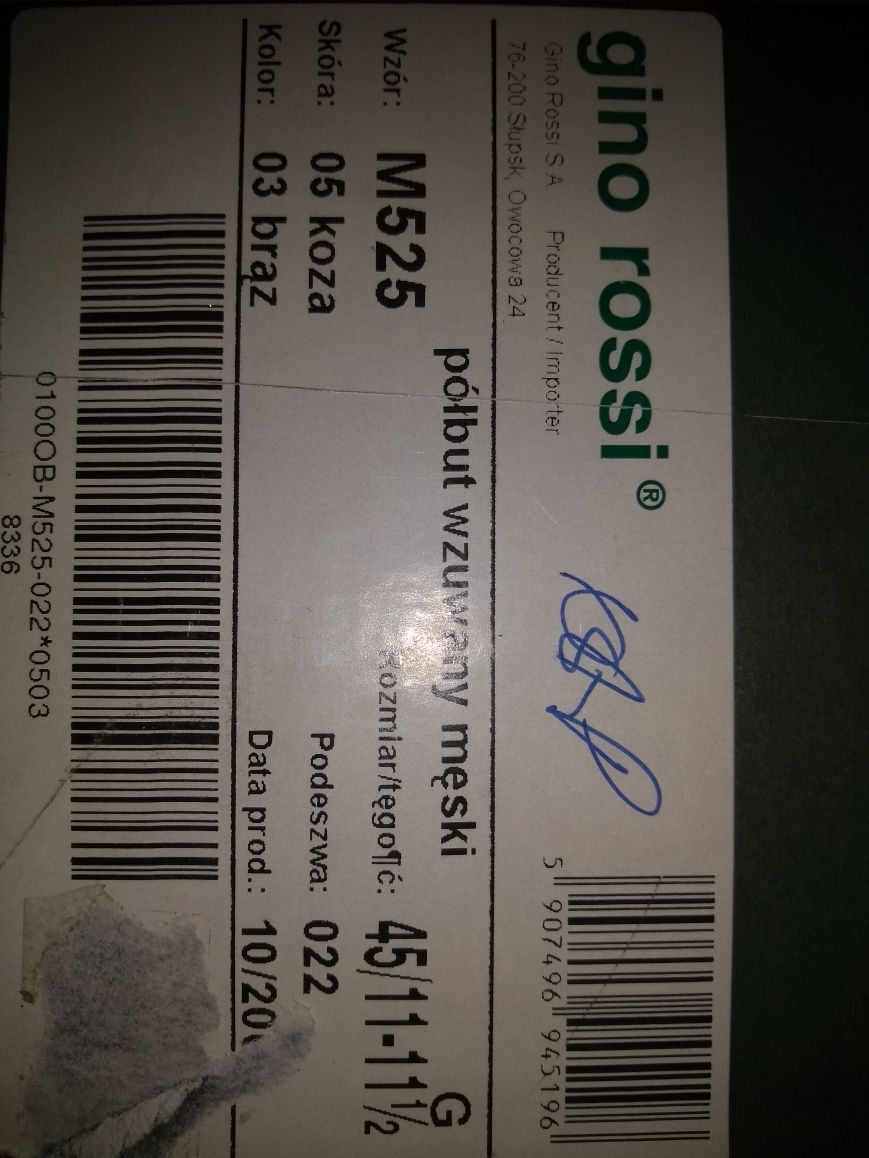 Buty Gino Rossi Skóra Rozmiar 45