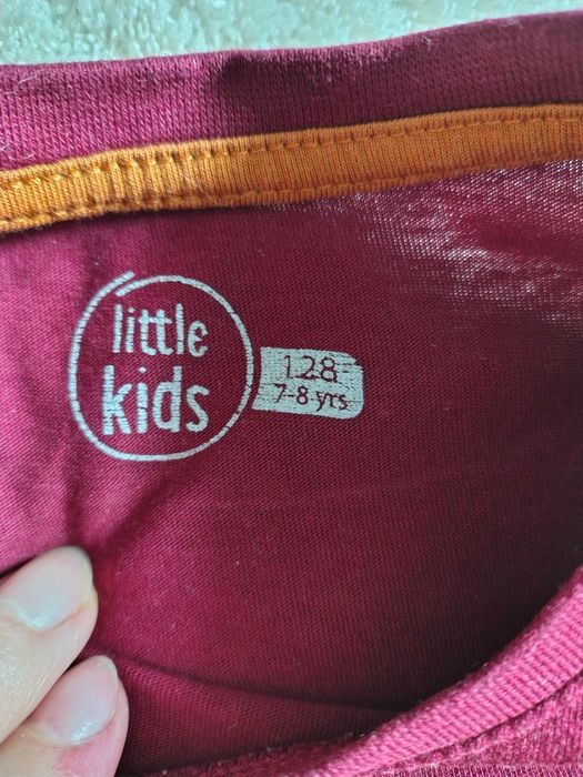 Bluzka z długim rękawem z bobrem 128 bawełna