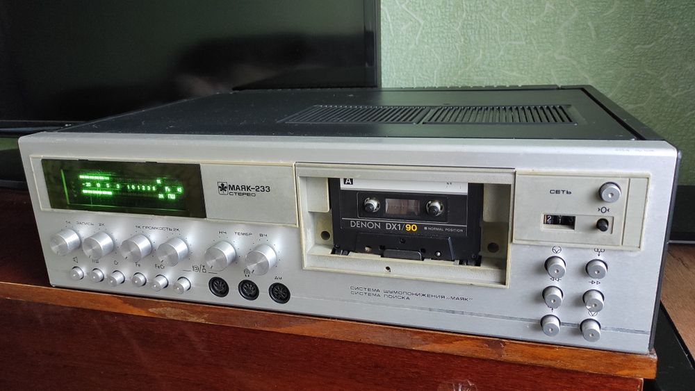 Маяк 233 магнітофон касетна дека