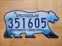 Tablica Northwest Territories Kanada