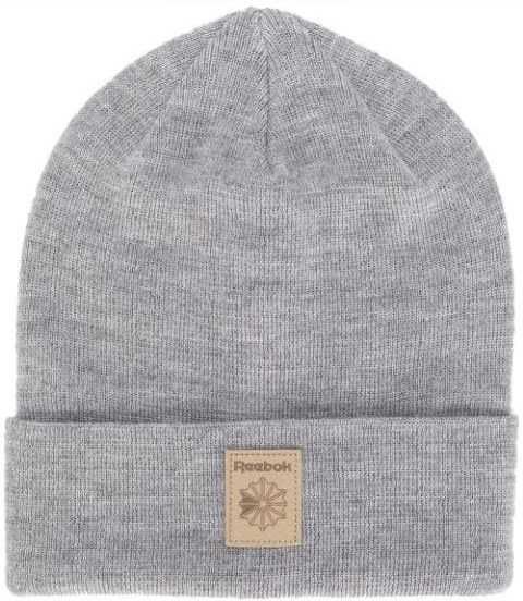 Szara czapka zimowa Reebok Classic Foundation Label Beanie (AX9979)