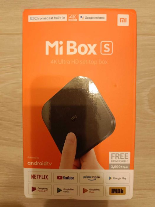 Xiaomi mi box S 4K смарт тв приставка (Міжнародна версія)