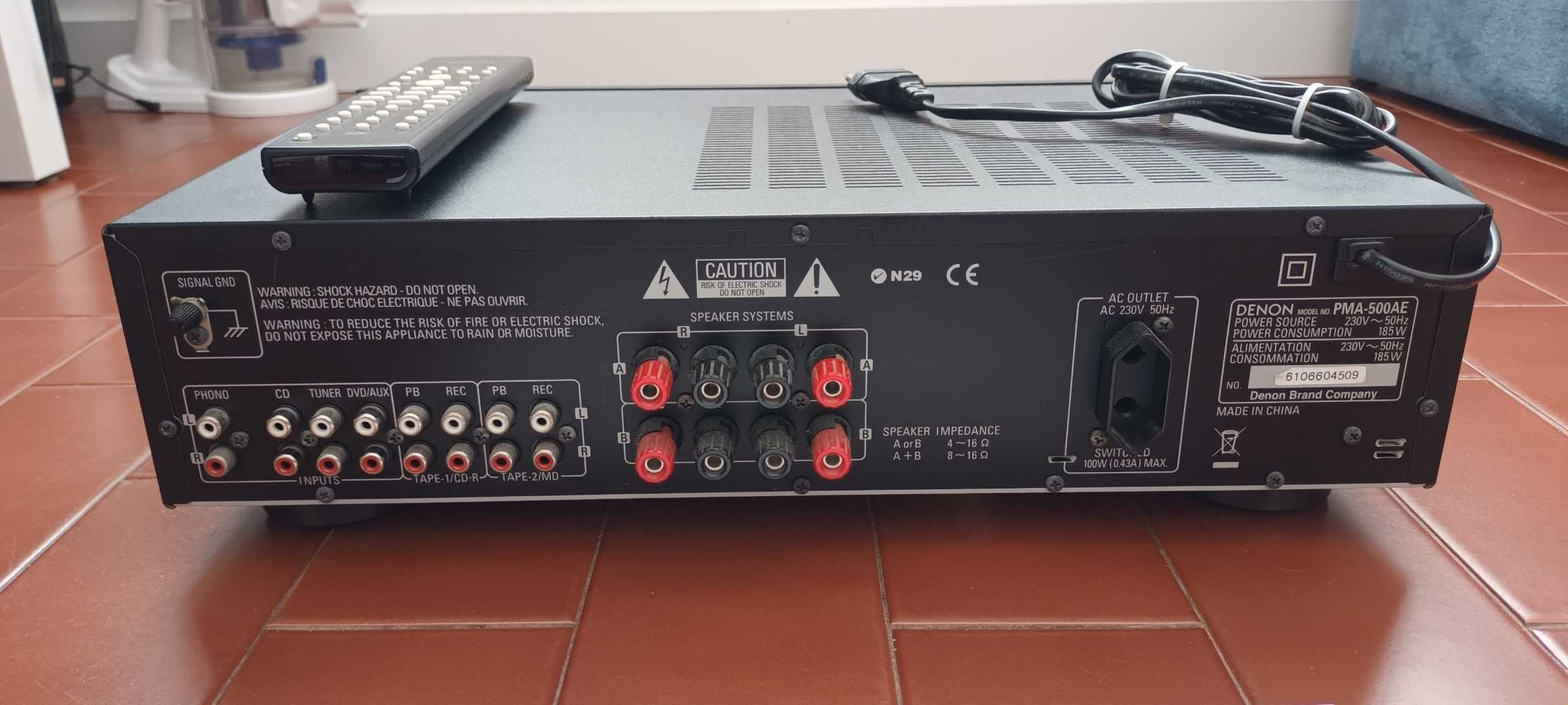 Amplificador de Som (DENON PMA-500AE)   (só atendo mensagem)