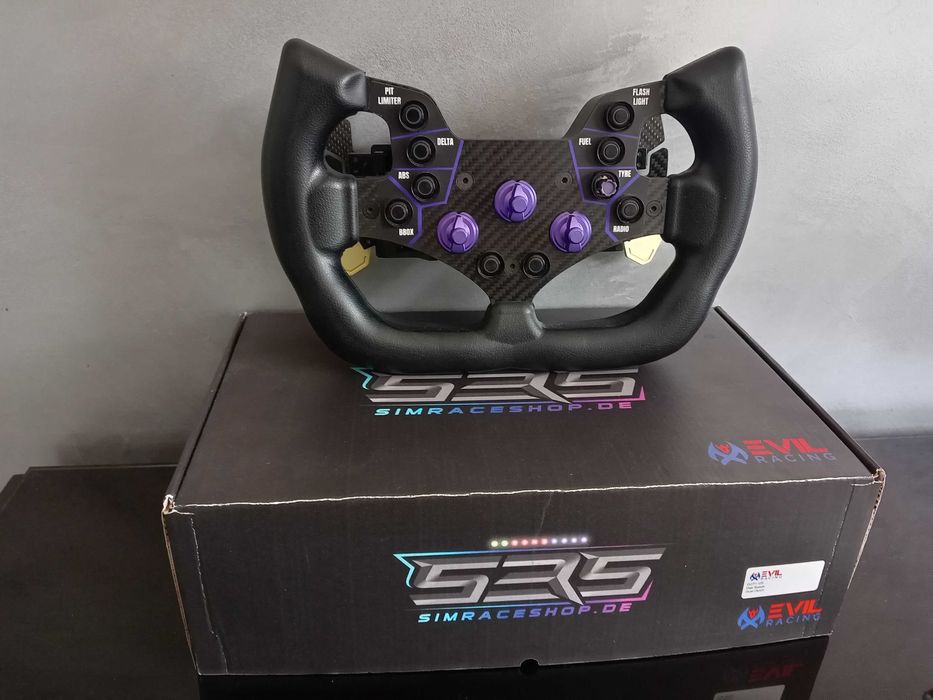 Kierownica simracing Evil Racing DGT v2f Dual Clutch Dan Suzuki Editio
