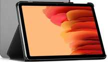 Pokrowiec etui na Samsung Galaxy Tab A7 10.4 -  Niebieski jeans + rysi