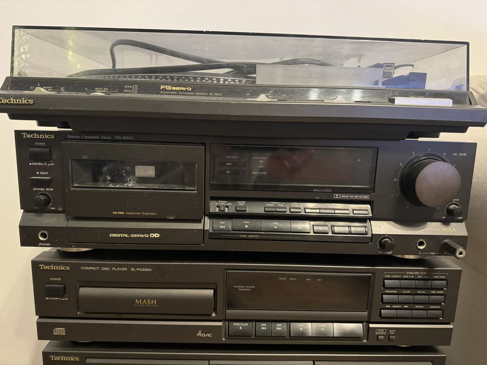 Technics wieża komplet stan bdb