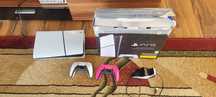 PlayStation 5 Slim Digital Edition 1TB + 2 pady + stojak + opakowanie