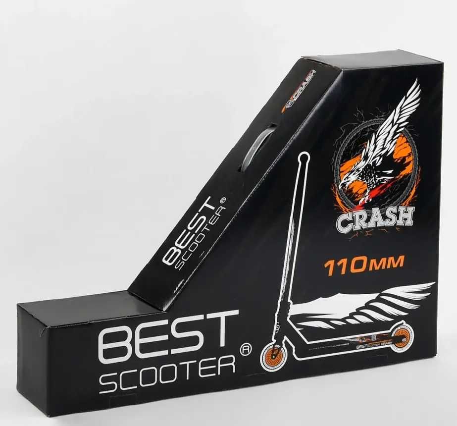 Трюковий самокат Best Scooter CRASH HIC-система Різні кольори
