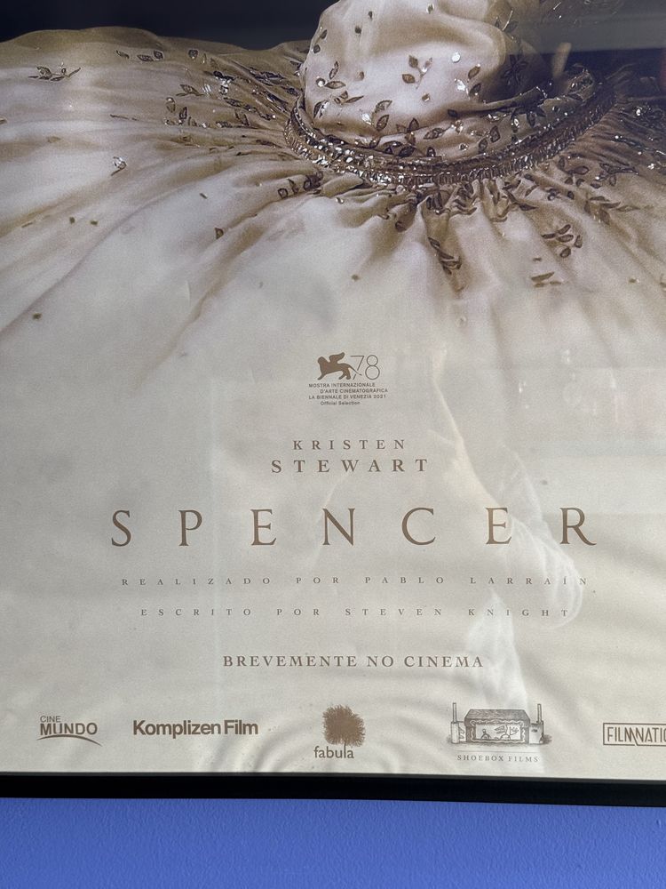 Poster original cinema do filme Spencer Princesa Diana