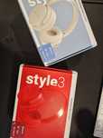 Headphones style 3 energy sistem branco e vermelho