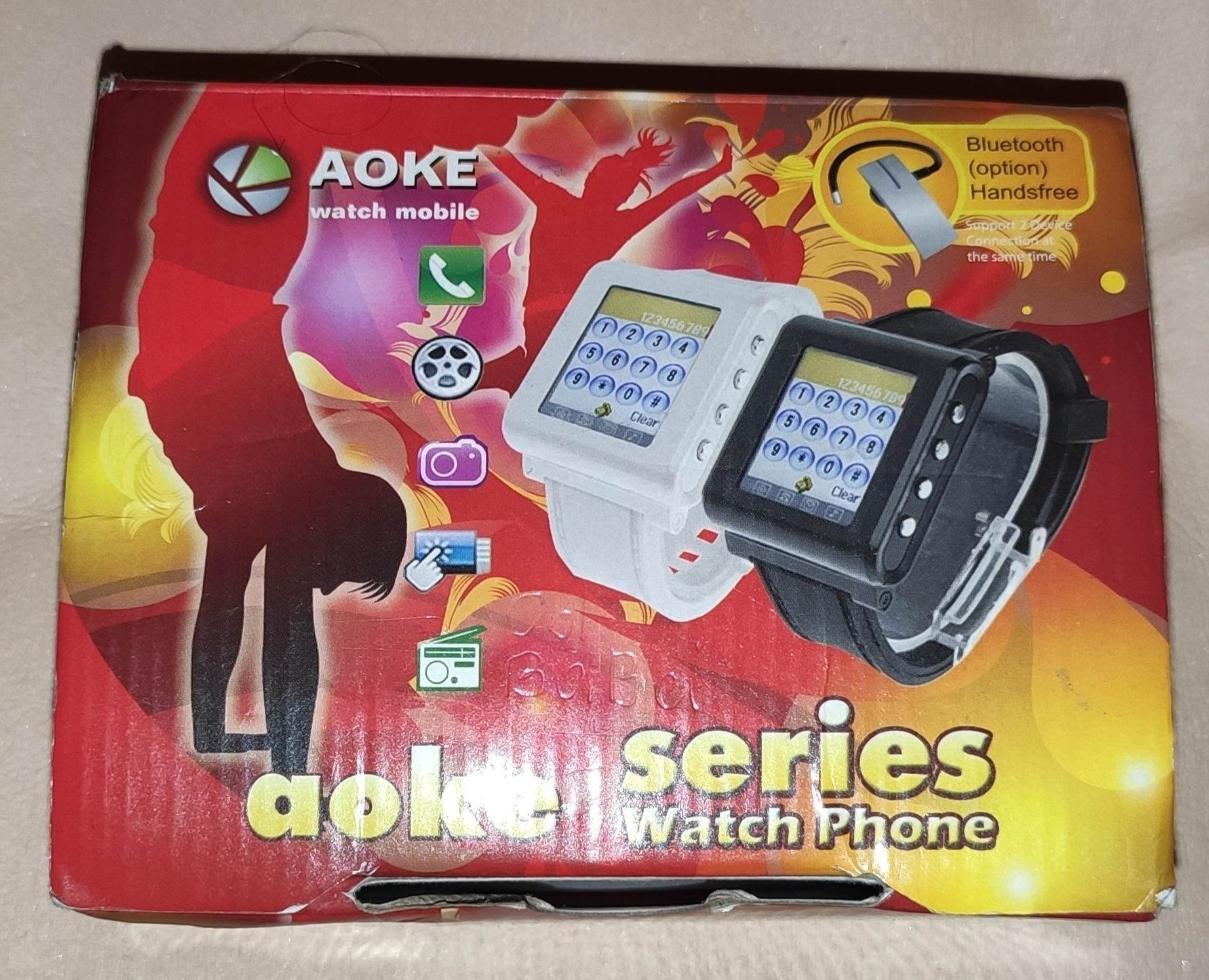 Zegarek z telefonem kamerą Aoke Series Watch Phone MK 912
